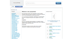 Desktop Screenshot of lampwinkel.nl